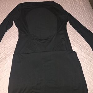 ASOS Elegant Black Backless Dress